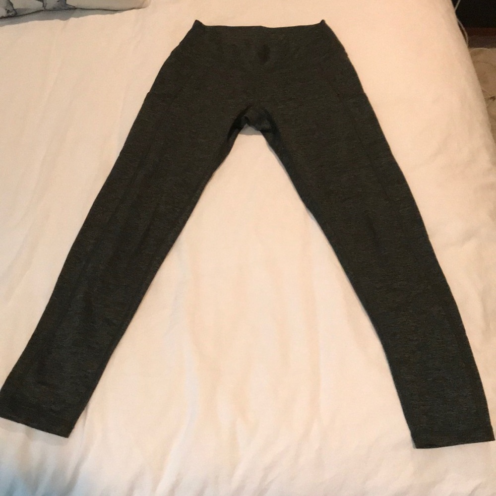 Hunter Green Fleece Lined Aerie Leggings